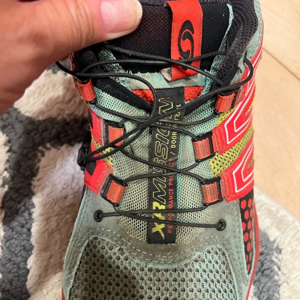 Salomon XR Mission 9.5 Trail Running hiking bight tennis Shoe off road XC dirt - Picture 6 of 15